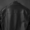 Мужские куртки мужская кожаная куртка натуральная коврика Slim Fit Motorcycle Man Biker Ral Dearher Coats осень Chaqueta de Los Hombres 230814