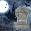 Neuheit Gegenstände Neue Halloween Garden Decoration Skelett Grabstone mit RIP Letters Bad Omen Haunted House Dekor Schrecken Kinder J230815