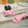 Designer dames slippers dikke rubber slippers jelly sandalen hoge hakken sandaal zomer