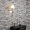 Wall Lamps Nordic Retro Industrial Lamp Bedroom Bedside Bathroom Mirror Sconce Lighting Fixture With Flared White LampShade