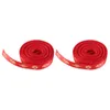 Decorative Figurines 2 Pcs Red Polyester Ribbons Chinese Year Theme Ribbon Flat Satin With Character For Craft DIY Bows Gift