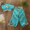 Kläder sätter 4-8 år härliga barn baby flickor prinsess cosplay kläd sätter tecknad karaktärer fancy klänning cosplay kostym party kläder