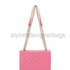 أكياس الكتف حقيبة نسائية للسيدات 2023 جديدة صغيرة من الرياح العطرية Lingge Chain Bag CrossbodyStyDesignerbags