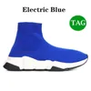 Designer Boots paris speeds trainer mens shoes logo print triple black white green red noir electric blue luxurys high sock boot fashion womens sneakers booties