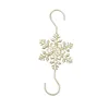 Forniture di Natale creative Accessori per le vacanze di Natale Ornamenti Christmas Snowflake Hooks 68mms hooks