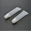 8mlスクイーズクリアプラスチック空の空の詰め替え可能なソフトチューブバームリップリップスティックグロスボトル化粧品コンテナメイクアップボックス10ml fbdho