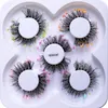 Falska ögonfransar 6D False Eyelashes 5 Par Glow in the Dark Natural Fit Thick Artificial Grafted 230815