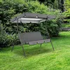 Camp Furniture Swing Chair Canopy Replacement Durable With Cushion Covers 3 Seater Garden Seat Cover For Yard