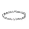 Nouvelle Mode Ronde Charme Tennis Bracelet Bracelet Glacé Diamant Bracelet Haute Qualité En Laiton Hip Hop Bling CZ Zircon Hommes Bijoux pour Femmes bijoux en gros