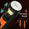 Sex Toy masseur 4 en 1 masturbateurs masculins automatiques adulte avec 10 vibrations 6 poussées 3 aspiration 3d réaliste texturé hommes