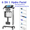 Multifunction 6 IN 1 Hydrodermabrasion Therapy Clean Face Blackhead Removal RF Skin Rejuvenation Anti-aging Ultrasound Machine