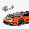 Diecast Model Araba 1 24 Lambos Scv12 Alaşım Spor Otomobil Modeli Diecasts Oyuncak Araçlar Simülasyon Ses ve Işık Geri Çekme Koleksiyonu Toys Çocuk Hediyeleri 230814