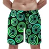 Męskie spodenki Vintage Music Board Summer Disco Art Runf Surf Short Pants Wygodne retro niestandardowe duże pnie pływackie