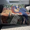 Filtar casual filtar mattan dekoration gitarr kvinna matisse matta soffa fritid matta enkel tapestry soffa filt filtar 230814