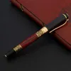 Fountain Pens High Quality 530 Golden Carving Mahogany Luxury Business School Student Office Supplies Pen Ink 230814