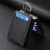 Metalen diamanten ring anti slip strip achterschaal voor Moto Razr 40 Ultra Wallet Magnetic Stand Folding Phone Case