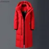 2023 Новый Coed Winter Cold Resiptant-Down Jacket -30 Высококачественные мужчины X-Longwinter) теплой модный бренд Red Parkas S-5XL HKD230815