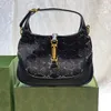 Fashion Jackie1961 borsa in cristallo mini borse borse di design per donne di alta qualità a tracolla a croce di lusso borse hobo in pelle tela tela borsetta borsetta borsetta