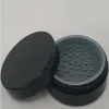 20 ml 20 g schwarzer Sifterglas leerer loser Pulk Puffbehälter mit Schraubendeckelpulver Puff -Jar -Kistenkasten Compact RCVBA