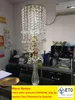 Wholesale 73cm Tall crystal Wedding Centerpiece acrylic bead strands wedding decoration flower stand table chandelier decorZZ