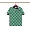 Designerskie koszule polo luksusowe polo casual męskie t -koszulki druk haftowy moda High Street Man Tee A5