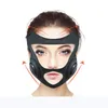 フェイスマッサージャーグレーピンクの電気V字型の薄い顔スリミングチークマスクマッサージャーリフティングマシンVラインリフトアップ包帯療法デバイス230814