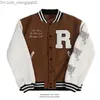 Jackets masculinos 2022 outono e inverno New American Vintage Street Lazy Style Lazy Baseball Jacket com masculino e feminino Design Sense Jacket Z230816