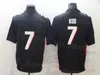 Mans Football 5 Drake London Jersey 8 Kyle Pitts 21 Deion Sanders Vintage 7 Bijan Robinson Torna indietro nel clock Vapore Color Rush for Sport Fans Black White Red Sewing