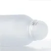 50 110 150 ml frostad glasflaskekrämburk med vitt pumplock för serum/lotion/emulsion/foundation kosmetisk förpackning mupjc