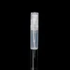 2ml/2G Empty Clear Plastic Mini Perfume Bottle Mist Spray Sample Pen Contaier Small Perfumes Atomizer Sprayer Vial Containers Kesdc