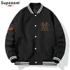 Męskie kurtki Supzoom List Orvival Treeve Top Fashion Single Bered Casual Bomber Baseball Kurtka baseballowa luźna płaszcz kardigan 230815