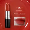 Mazc أحمر الشفاه Matte Lipstick مخملية مقاومة للماء للبلصات الشفاه Dark Skin Cosmetics ipsticks لأحمر شفاه البشرة البني للنساء Mac Lipstick للنساء