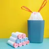 Çöp Çantaları Çekme Çöp Çanta Çantası Kalın Ev Taşınabilir Otomatik Kapanış Tek Kullanımlık Plastik Mutfak Temizlik Toptan Sıkıştırma 230815