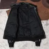 Men's Jackets Classic vintage bomber genuine leather jacketquality 10mm thick horsehide coatmen short slim cloth 230814