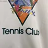 Мужские толстовки толстовок 3XL Casablanca Whoplemart Теннисной клуб Печать Терри Повседневная фата