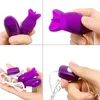 Sex Toy Massager Tongue Lickingvibrator USB vibrerande ägg G-Spot Multi-hastighet Vagina Massage Clitoris Stimulator för Women Shop