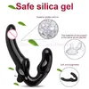 Sex Toy Massager Strapless Strap-On Dildo Vibrator för par Strapon Lesiban Wireless Remote Control Double-Heads Vibe vuxen