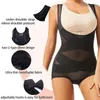 Kvinnors shapers kvinnor bodysuit trosor hela kroppen underkläder sömlösa sexiga kontrollformar formbantning platt mage underbust korsett 230815