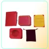 Classic Red Designer Jewelry Box Set High Quality Cardboard Rings Necklace Bracelet Box Cericate Included Flannel and Tote Bag4373183