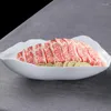 Miski kreatywne nieregularne miski ceramiczne domowe zastawa stołowa owoce sałatki domowe restauracja specjalna zastawa stołowa talerz deserowy