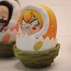 Demon Slayer Anime Kamado Tanjirou Nezuko Agatsuma Zenitsu Hashibira Inosuke Eggshell PVC Ação Figura Modelo de Decoração Toys T230815