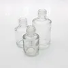 15ml Empty Nail Polish Bottle With Brush Refillable Clear Glass Nail Art Polish Storage Container Black Lid Snrnf