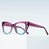 Strame da sole cornici gatti occhiali ottici vetri donne tr90 gradiente cornice anti-blu miopia prescrizione occhiali da donna blu-ray