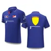新しいF1レーシングポロシャツサマーチームショートスリーブボディシャツ同じカスタマイズ