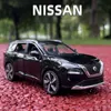 1 32 Nissan X-Trail SUV Model Model samochodowy Diecasts Casting Dźwięk i lekkie zabawki samochodowe do pojazdu LDREN T230815