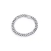 Ymbb-8Mm VVS Moissanite Vvs Diamante Cor de Ouro Branco Pulseira/Colar Sier Hip Hop Corrente Cubana