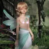 人形Joybjd Fantasy Angel Keith 14 bjd Doll Glen Body Daphne of Transparent Wing and Blue Pounser Skirt Graecism Style Resin 230815