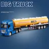 1/50 Diecast Alloy Truck Toy Fuel Tank Car Model Removable Engineering Transport Container Lorry Vehicle Toy For Boys T230815