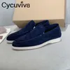 Zapatos de vestir para niños formales de gamuza de gamuza plana de cuero real de cuero real conduciendo mocasines de hombres perezosos paseos de verano por 230814