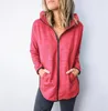 Women's Jackets European American Pure Color College Style Sweater Coata Spring Autumn Hooded Fashion Jacket Girls Street Trend Sports Loose